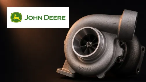 Brand new John Deere turbocharger for combine tractor and industrial diesel engines supplied by UPAPSI