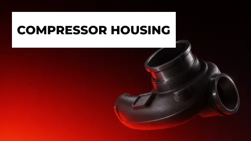 Brand new turbo compressor housings for diesel turbocharger rebuilds supplied by UPAPSI