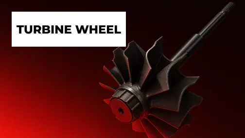 Brand new turbo turbine wheel shaft assemblies for diesel turbocharger rebuilds supplied by UPAPSI