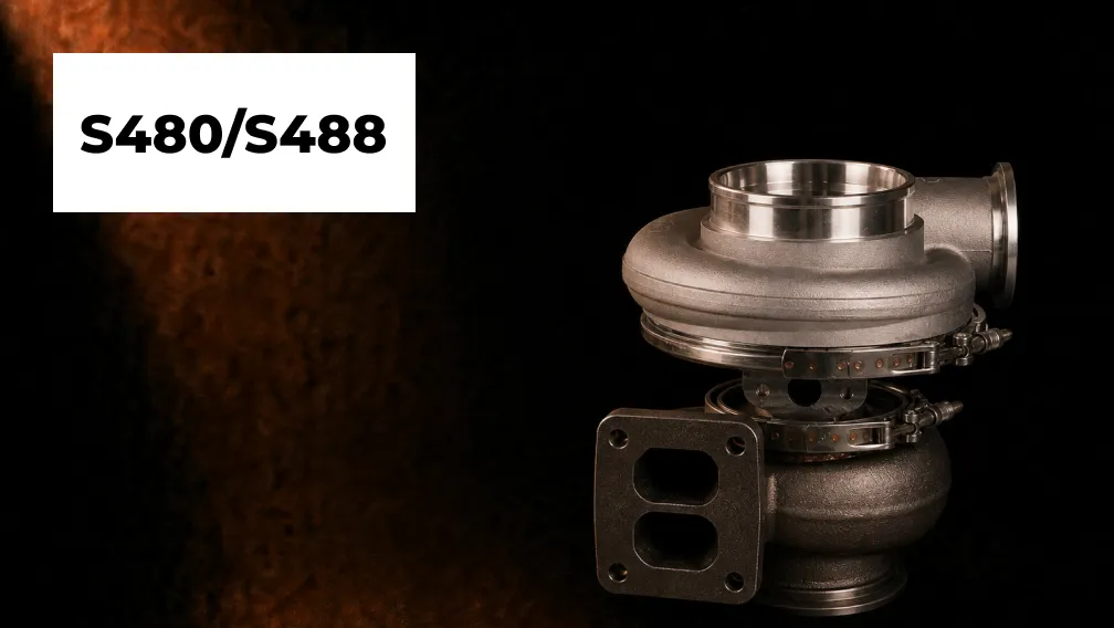 Brand new BorgWarner S400SX4 S480 S488 billet performance turbocharger for diesel builds supplied by UPAPSI