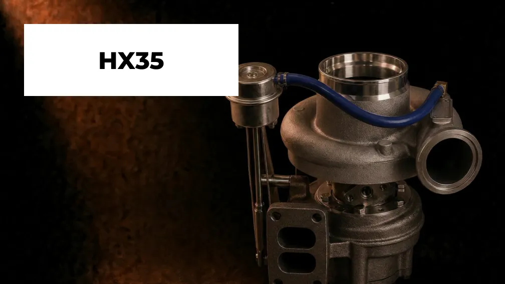 Brand new Holset HX35W turbocharger for Dodge Ram twelve-valve Cummins and industrial 6BT engines supplied by UPAPSI