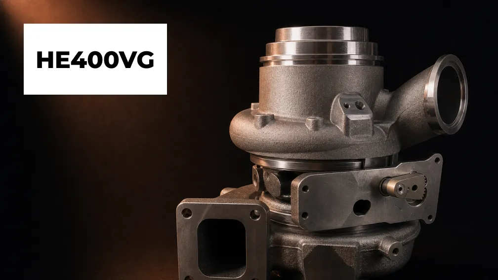 Brand new Holset HE400VG VGT turbocharger for Cummins X15 and PACCAR MX-13 diesel engines supplied by UPAPSI